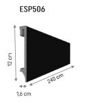 Listwa Espumo 506 czarna  12 cm